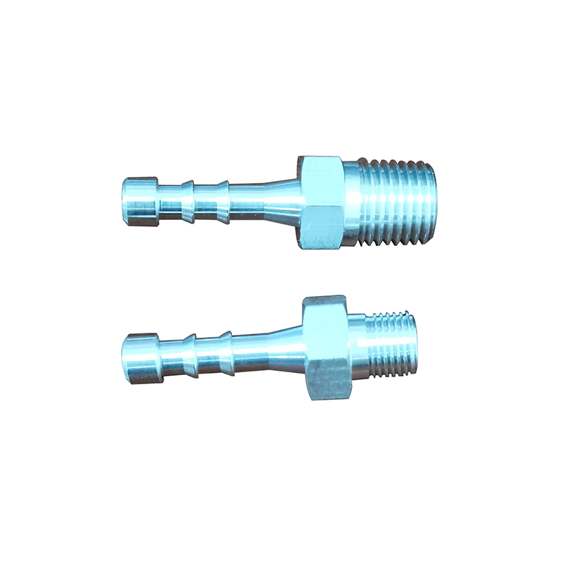CNC مشینی ایلومینیم خاردار نلی فٹنگ